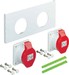 Gland plate for small distribution boards/switchgear cabinets  0