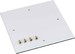Mounting plate for distribution board 90 mm 90 mm 19500401