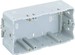 Junction box for wall duct 2 Rear panel Open 38245001