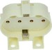 Lamp holder Surface mounted lamp holder Plastic White 34723