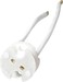 Lamp holder Plug-in lamp holder Ceramics White 88442