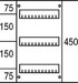 Cover for distribution board 450 mm 250 mm 2CPX062833R9999