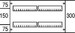 Cover for distribution board 300 mm 500 mm 2CPX062839R9999