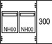 Cover for distribution board 300 mm 250 mm 2CPX062870R9999