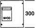 Cover for distribution board 300 mm 250 mm 2CPX062873R9999