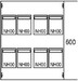 Cover for distribution board 600 mm 500 mm 2CPX062877R9999