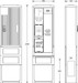 Meter cabinet equipped  2130-1116.45-1MP