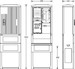 Meter cabinet equipped  2130-1716.44