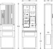 Meter cabinet equipped  2131-1116.44