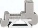 End bracket for terminal block Grey Special profiles 209-122