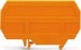 Endplate and partition plate for terminal block Orange 209-190