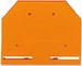 Endplate and partition plate for terminal block Orange 280-302