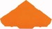 Endplate and partition plate for terminal block Orange 280-321
