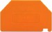 Endplate and partition plate for terminal block Orange 280-322