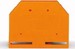 Endplate and partition plate for terminal block Orange 281-302