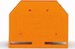 Endplate and partition plate for terminal block Orange 282-302