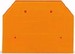 Endplate and partition plate for terminal block Orange 282-312