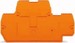 Endplate and partition plate for terminal block Orange 870-519