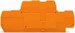 Endplate and partition plate for terminal block Orange 870-574