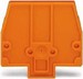 Endplate and partition plate for terminal block Orange 870-929