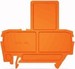 Endplate and partition plate for terminal block Orange 2002-992