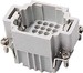 Contact insert for industrial connectors Pin Rectangular 750224