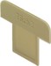 Endplate and partition plate for terminal block Beige 0353660000