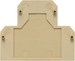 Endplate and partition plate for terminal block Beige 0359260000