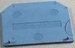 Endplate and partition plate for terminal block Blue 1050180000