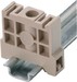 End bracket for terminal block Beige Screwable 1071900000