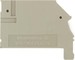 Endplate and partition plate for terminal block Beige 1577320000