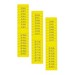 Labelling material Unprinted Yellow 1821030000