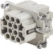 Contact insert for industrial connectors Bus 1826840000