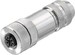 Sensor-actuator connector M12 Female (bus) Straight 1920730000