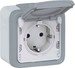 Socket outlet Protective contact 1 069730