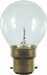 Sphere-shaped incandescent lamp 60 W 130 V 43080