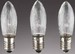 Candle-shaped incandescent lamp 3 W 16 V 914139