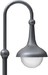 Luminaire for streets and places Post-top 9.876.2032.05
