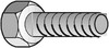 Hexagon head bolt Steel CM801331