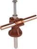 Conductor holder for lightning protection 6-10 mm round 250007