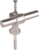 Rod holder for lightning protection With screw clamp 252000