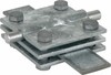 Connector for lightning protection Cross connector Steel 321045