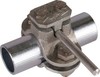 Earthing pipe clamp 21.3 mm 1/2 inch Zinc 407012
