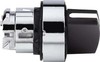Front element for selector switch 2 Short thumb-grip ZB4BD4