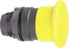 Front element for mushroom push-button Yellow Round 40 mm ZB5AC5