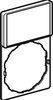Text plate for control circuit devices Without imprint ZBY6102