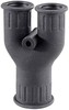 Coupler for corrugated plastic hoses Plastic -40 °C 5020032008