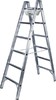 Ladder 1.83 m 6 Aluminium 6106