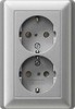 Socket outlet Protective contact 2 078326