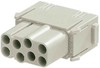 Contact insert for industrial connectors Bus 09140083101